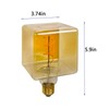 Lxcom Lighting Decorative Light Bulb 4W Ice Cube Dimmable Edison