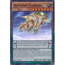 YU-GI-OH! - Qliphort Carrier (NECH-EN022) - The New Challengers - Unlimited Edition - Super Rare
