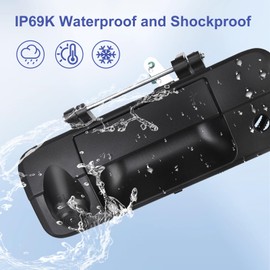 BEMOFRLAY Rear View Back up Camera Tailgate Handle Compatible with Toyota Tundra 2007 2008 2009 2010 2011 2012 2013 Replaces 69090-0C050, 690900C051, 81214