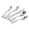 Oneida Curva 20 Piece Fine Flatware Set, 18/10 Stainless, Service
