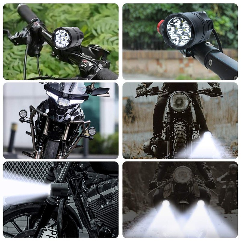 X-STYLE Motorcycle Headlight, Auxiliary Light, 60 W, LED Fog Lamp,