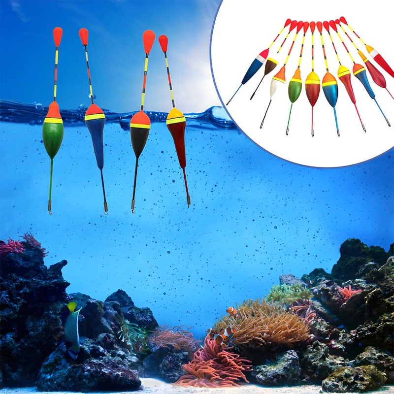 RAMGLYO 10 Pieces Fishing Float Trout Float Fishing Float Fishing