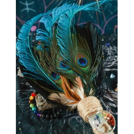 Nosadi Smudging Home Cleansing Kit with Smudge Feather, White Sage Smudge Sticks, Abalone Shell Bowl & Stand, Chakra Stone Bracelet | Healing Incense for Cleansing, Blessing, Protection, Meditation
