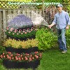 BOUTICOL 4 Tiered Fabric Strawberry Planter Strawberry Tower Planter Stackable