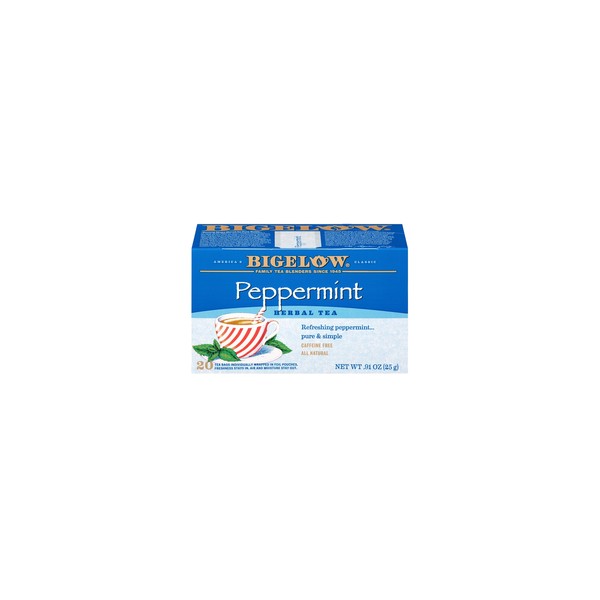 Bigelow Peppermint Herbal Tea 20 Count