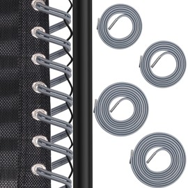 COITEK Universal Zero Gravity Chair Repair Cord Kit, 4 Pack Replacement Elastic Cords Repair Tool Kit for Repairing Zero Gravity Chair, Recliners (Silver)