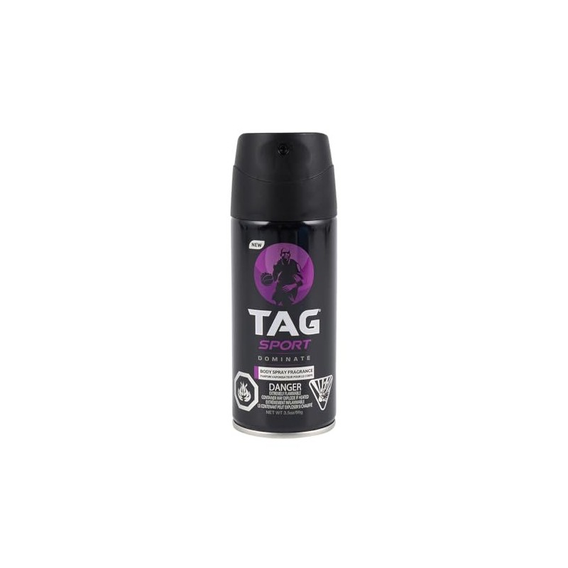 TAG Sport 3.5 oz. Body Spray, Dominate Scent, 3-Pack –