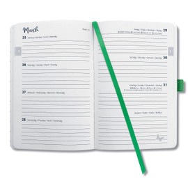 SIGEL J4355 Jolie Weekly planner 2024, Green Jungle Fever, 13,5 x 20,3 cm, hardcover, 174 pages, Green, light Blue