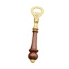 Sea-Club Bottle Opener Brass & Wood Height 18 cm Maritime