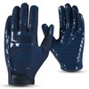 ROLANCIO Football Gloves (Navy Blue, Small)