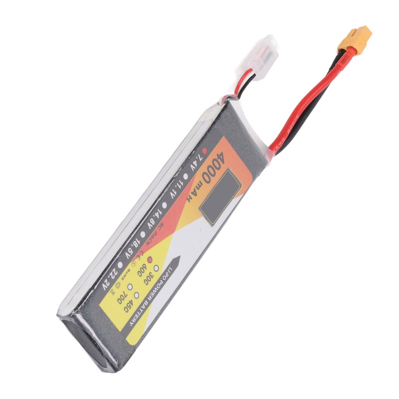 RC Lipo Battery 7.4V 60C Discharge Rate 2S XT60 Plug