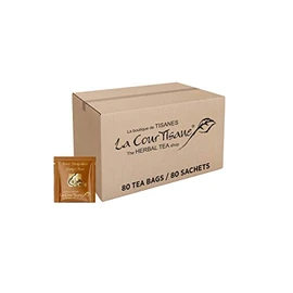La Courtisane Herbal Tea Ginger Pear, Kosher, Gluten-Free, 80 Count, 281g