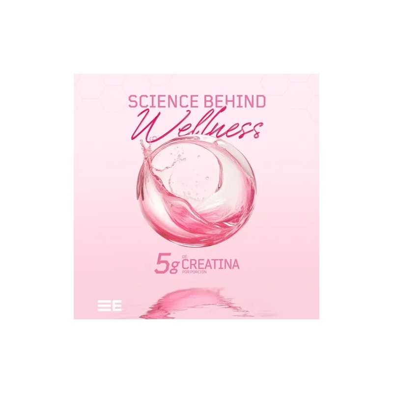 Elemental Creatina Monohidratada Plus Para Mujer Sabor Pink