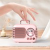 Cute Retro Bluetooth Speaker Mini Luggage Mini Speaker Creative Vintage