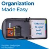 Case-it Universal Zipper Binder | 2-Inch O-Rings, 13-Inch Laptop/Tablet Padded