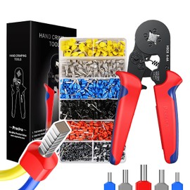 RAMSPIT Crimpadora de Terminales Kit,Juego de 1250Pcs Crimpadora de Alambre                                                                           