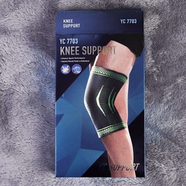 7703 Strong Compression 2-Stage High-Elastic Knee Brace (Pair) 2ea