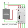Heschen Modular Household AC Contactor, HS1-40M/22, 40A, 4 Pole, 2NO