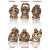 6 Different Buddha Figurines Happy Buddha Lucky Charm