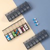 Jaimela Pill Box 7 Days, Medication Box, Weekly Pill Box