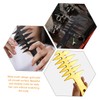 Vaguelly 2pcs Retro Hair Styling Combs Portable Multi Function Hairdressing