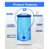 WRELS Hydration Bladder,Water Bladder for Hydration Pack,BPA-Free Leakproof Water Reservoir