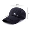 YAYUPLUS Cap, Running Cap, Mesh, Jogging Cap, Summer, Deep, Men's,