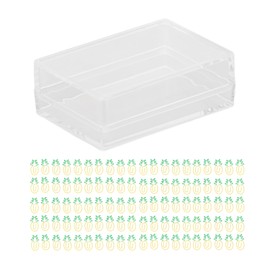 100pcs Metallic Paper Clips Green Yellow Ananas Shape Electroplating Process Antislip Fruit Paper Clip Portable Paper Clips