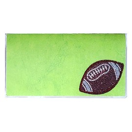 2 Year Pocket Calendar Planner with Free Note Pad, Interests & Seasonal (Football Gem, 2025-2026)