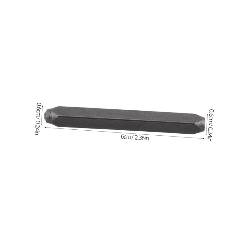 DOITOOL Metal Cross Punch Stamp Tool Carbon Steel for Jewelry