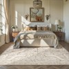 Lahome Boho Animal 5x7 Washable Living Room Area Rugs, Beige