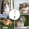GEZHANGQUAN Guinea Pig Water Bottle, Plastic Rabbit Water Dispenser, 350ml,