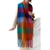 Wander Agio Wander Agio Winter Women Warm Scarf Long Shawl