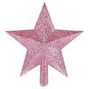 15CM Pink Mini Star Tree Topper - Glitter Star Topper