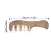 Wooden Hair Fine Tooth Comb for straight or wavy: The