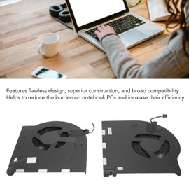 Laptop CPU GPU Cooling Fan for Dell M17 R3 M17R3 M17 R4 M17R4 P45E Series, 4 Pin CPU GPU Cooler, Notebook Cooling Fan, Superior Performance