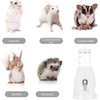 THJOPOKEEL Dispenser Hamster White Water Bottle, with Stand Small Animals