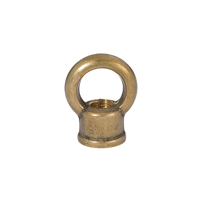 B&P Lamp® 1/4F Heavy Cast Brass Loop