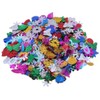 Colorful Sequins Mix Colors Snowflake Flower Oval Shell Circle Leaf