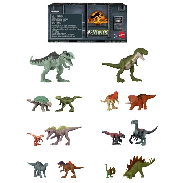 Mattel Jurassic World 986B-GWP38 New Ruler Minifigure, Blind Pack, Vol. 2 (3 Years Old)