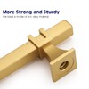 Haliwu 10 Pack Gold Cabinet Knobs,Brass Cabinet Knobs Kitchen Cabinet
