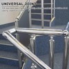 Pack of 2 Stainless Steel Handrail Joint Connectors, Pipe Connector