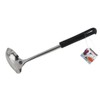 Fackelmann Mestolo Salsa Acciaio Inox/PP, Nero/Argento, 26 x 8 x