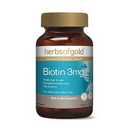 Herbs of Gold Biotin 3mg 60 Tablets, 60 count