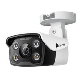 TP-Link VIGI C330 Smart Outdoor Security Camera, 4mm Lens, 3MP HD Full Color Network Camera, Smart IR, Built-in Microphone, IP67 Waterproof, H.265+, PoE/12V DC CCTV
