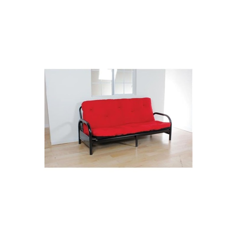 Acme Nabila Full Futon Mattress in Red & Black