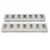 Handy Housewares 7 Day Pill Box 2 Pack Set -