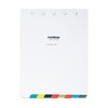Carstens Heavy Duty Plastic Dividers, 9-Tab, Multi-Color, Blank, for Top-Opening