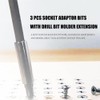 Impact Driver Bit Set Socket Adaptor Bits Set 3PCS+ Magnetic