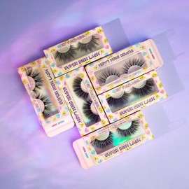 KimChi Chic Super Bish Lashes - High-Quality Synthetic Fibers for Longer and Fuller Lashes - Eyelashes, Eyelash - Style: 06-WHY BISH